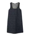 BURBERRY CHECKED DENIM DRESS