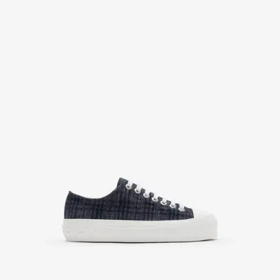 Burberry Check Denim Sneakers