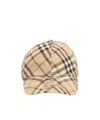 Burberry Check Detail Baseball Cap