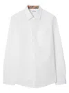 Burberry Cotton Poplin Shirt Buttoned Cuffs