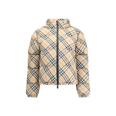 BURBERRY CHECK DOWN JACKET
