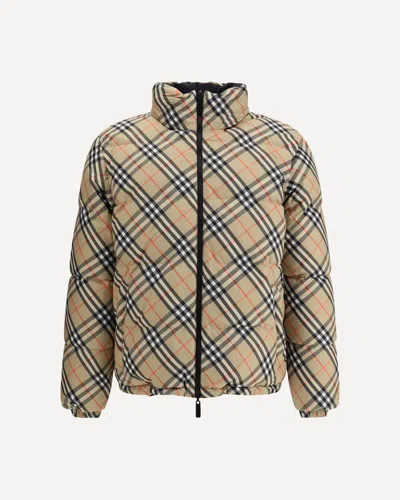 BURBERRY CHECK DOWN JACKET