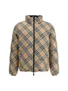 Burberry Snowdon Traditional Check Reversible Jacket In Multi