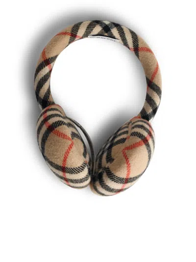 BURBERRY BURBERRY 'CHECK' EARMUFFS