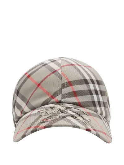 Burberry Ekd Embroidered Bias Check Adjustable Baseball Cap In Multi