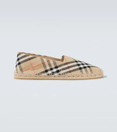 Burberry Check Espadrilles