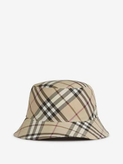 Burberry Check Fisherman Hat In Checkered Pattern