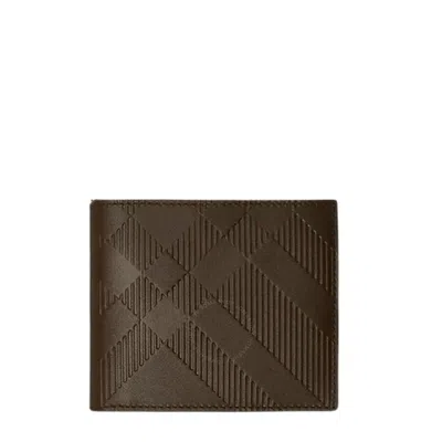 Burberry Check Folding Card Case - Military