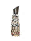 Burberry Sabd Ip Check Compact Umbrella In Beige