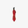 Burberry Check Folding Umbrella In Currant