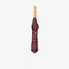 Burberry Check Folding Umbrella In Brown