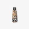 Burberry Check Folding Umbrella In Sand