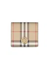 Burberry Small Book Wallet In Nude