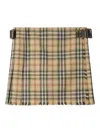 Burberry Check-fringed Mini Kilt In Neutral