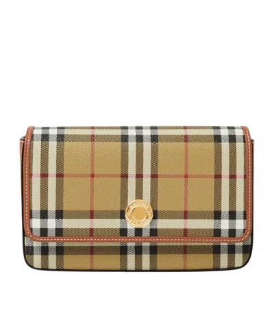 BURBERRY CHECK HAMPSHIRE CROSS-BODY BAG