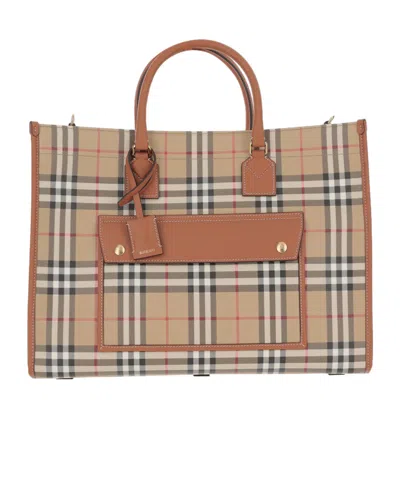 Burberry Check Handbag