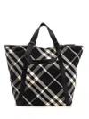 Burberry Check Handbags Black