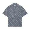 Burberry Check Cotton Button-up Shirt In Pewter Ip Check