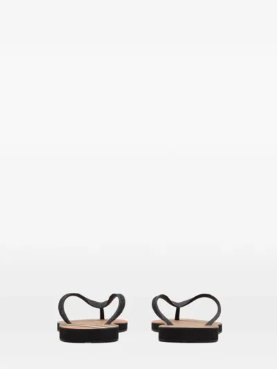 Burberry Check Haze Sandals In Gray
