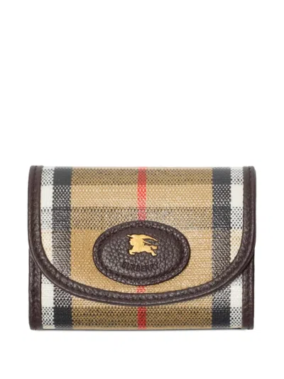Burberry Check Highlands Coin Wallet