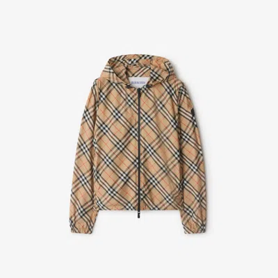 Burberry Check Hooded Jacket