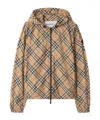 Burberry Salcombe Check Zip Track Jacket In Multi