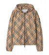 Burberry Check Hooded Jacket In Multi