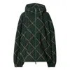 Burberry Hooded Check-print Twill Jacket