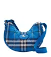Burberry Check Horseshoe Cross-body Bag In Black