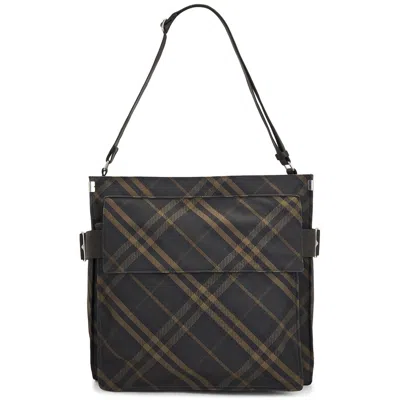 Burberry Check In Shadow Trench Tote Bag In Multi