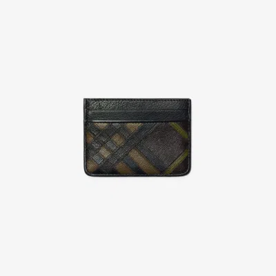 Burberry Check Intarsia Card Case