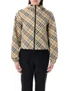 Burberry Women Archivio Check Waterproof Jacket In Multi
