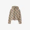 Burberry Burb Check Jkt In Alabaster