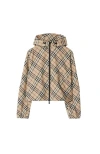 Burberry Burb Check Jkt In Alabaster