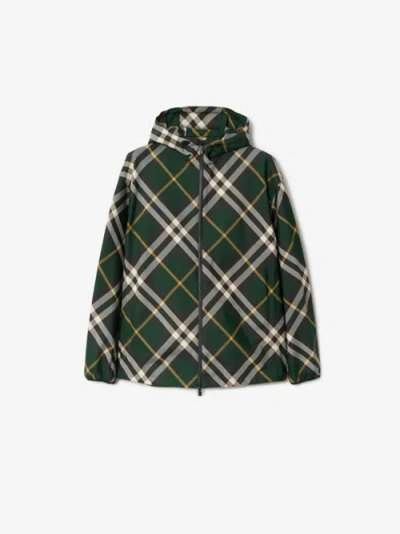 Burberry Check Jacket In Ivy