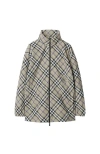Burberry Reversible Check-print Jacket In Lichen