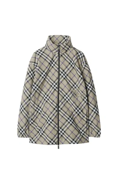 Burberry Reversible Check-print Jacket In Neutrals