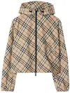 Burberry Burb Check Jkt In Neutrals