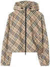 Burberry Karierte Jacke In Nude