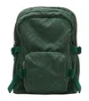 Burberry Checked Jacquard Backpack In Green