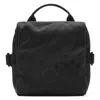 Burberry Check-pattern Zipped Messenger Bag In Black