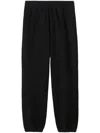 Burberry Checked Cotton Track Pants