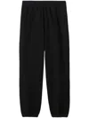 Burberry Checked Cotton Track Pants