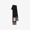 Burberry Check Label Cashmere Scarf In Multi