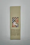 Burberry Check Label Cashmere Scarf In Green