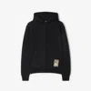 Burberry Classic Zip-up Black Sweatshirt With Pocket Design In Black