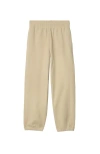 Burberry Check Label Cotton Jogging Pants In Nutmeg