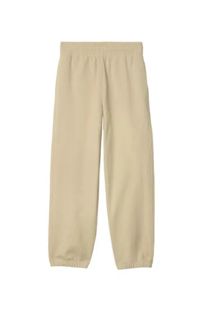 BURBERRY BURBERRY CHECK LABEL COTTON JOGGING PANTS