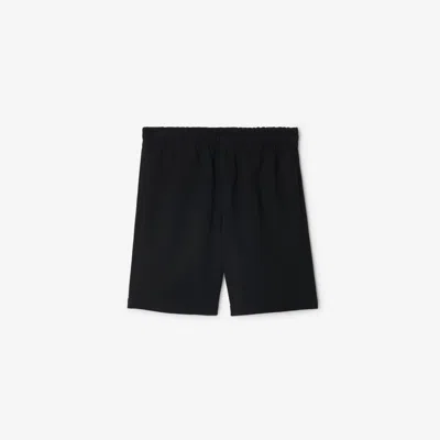 BURBERRY BURBERRY CHECK LABEL COTTON SHORTS