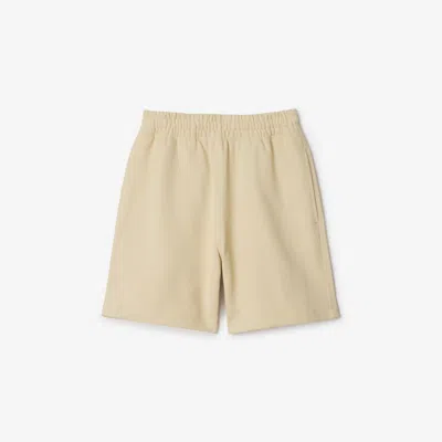 BURBERRY BURBERRY CHECK LABEL COTTON SHORTS